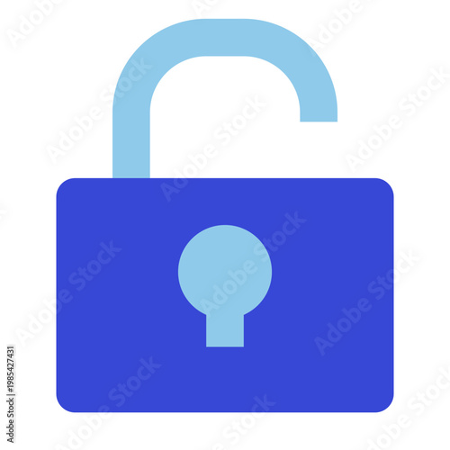security blue tone icon set