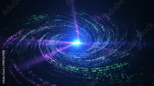 Vibrant Swirling Light Cosmic Energy.
