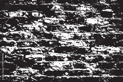 Shattered Weathered Brick Wall Texture