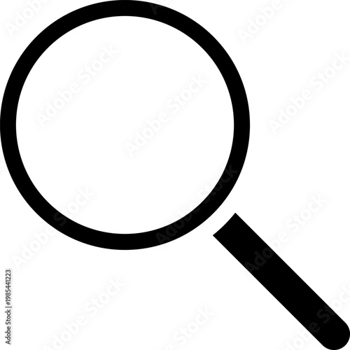 Search interface icon. Magnifying glass, Vector Search ui icon. Loupe symbol