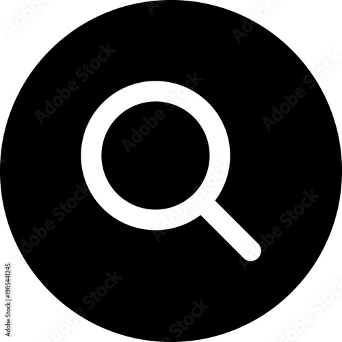 Search interface icon. Magnifying glass, Vector Search ui icon. Loupe symbol