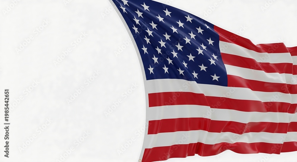 Fototapeta premium The Triumph of the American Flag