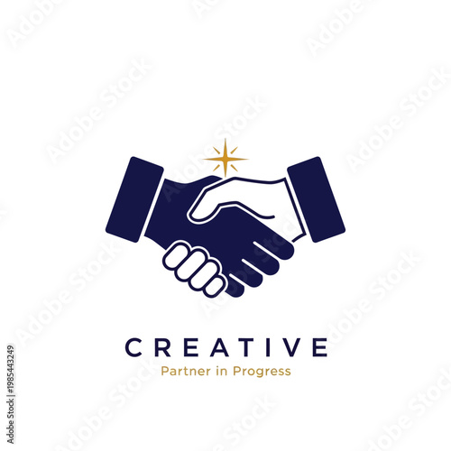 Business Partnership Handshake Deal Agreement.