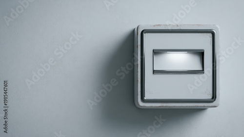 An image of a light switch on a wall