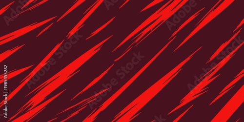 Vibrant red streaks traverse dark abstract background creating dynamic visual effect