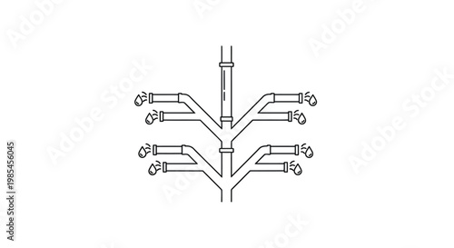 A technical drawing of a mechanical component.