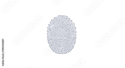 Close-up of a single fingerprint.