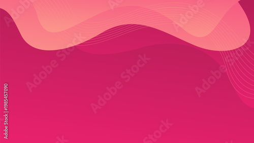 Abstract pink gradient fluid background with wavy lines, modern dynamic wallpaper, suitable for beauty product templates, sale banners, covers, posters, brochures, and web pages