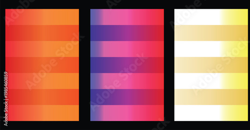 Abstract gradient blocks a colorful composition of rectangular shapes