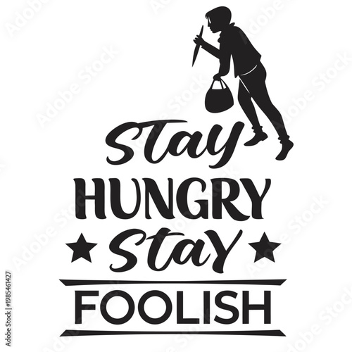 Hustle Mindset Typography Design