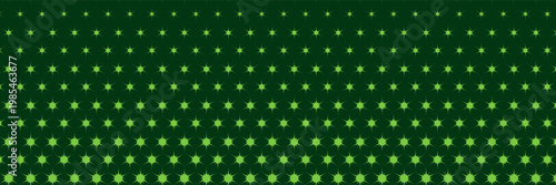 Abstract technology background with bright green color.  glowing green grid shining