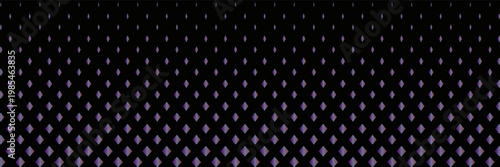 Horizontal gradient of multicolored squares halftone texture vector black background illustration. Eps 10