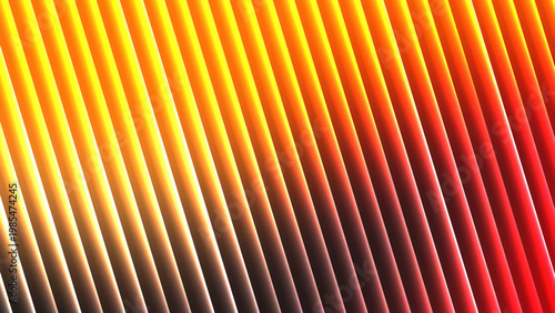 Warm gradient streaks blending golden and crimson hues in abstract design illustration