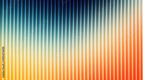 A gradient of vertical colors blending from cool to warm tones illustration