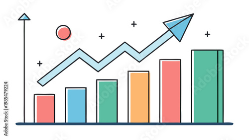 Business Growth Arrow Vector