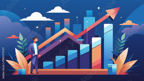 Business Growth Arrow Vector