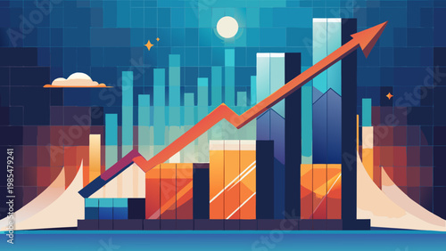 Business Growth Arrow Vector