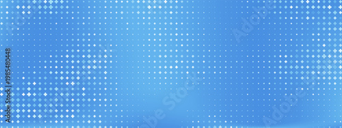 Medical banner vector background. White crosses concentrated in opposing corners on blue gradient, symbolizing healthcare, hospital, science, and clinic design.