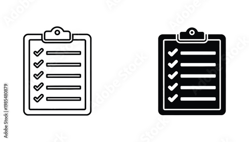 Checklist Clipboard Task Management Icon Success Goal Planning
