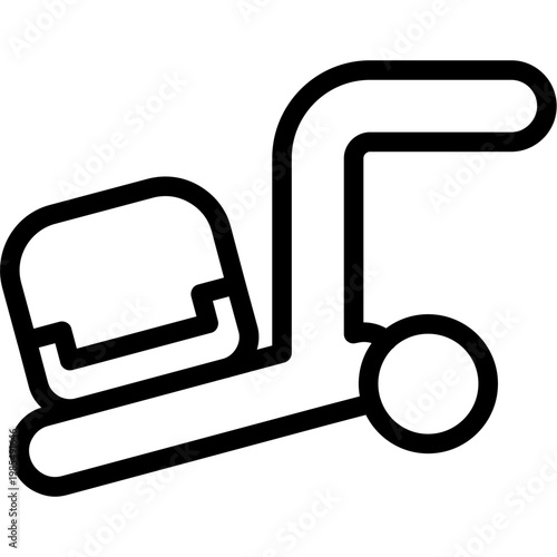 Truck ramp couch Icon