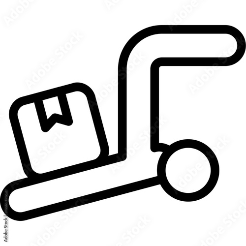 Truck ramp box Icon