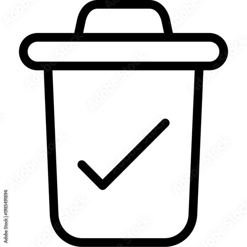 Trash check Icon