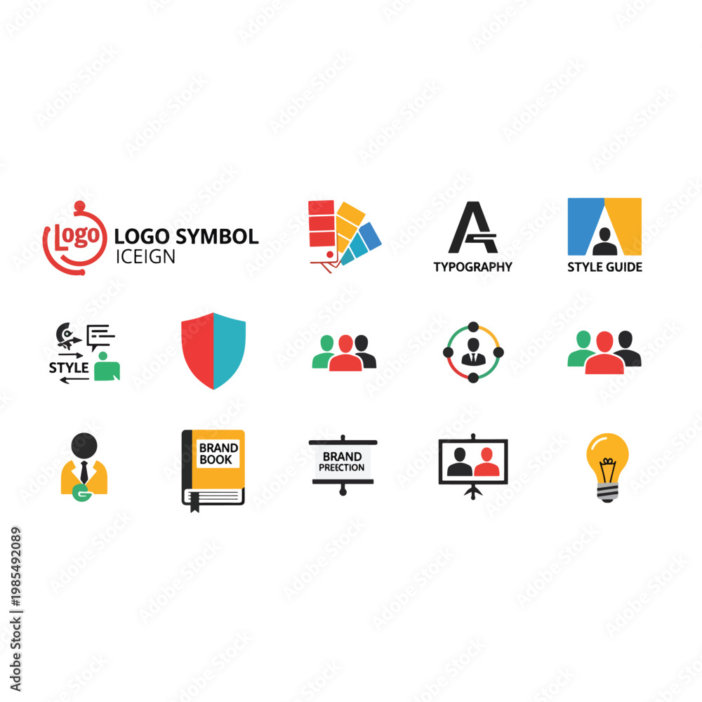 Fototapeta premium Set of diverse vector construction and industrial icons collection
