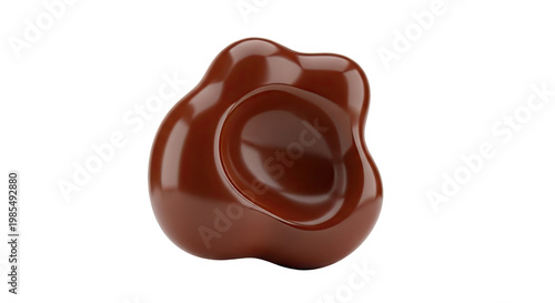 Chocolate Sculpture with a Smooth, Glossy Finish
