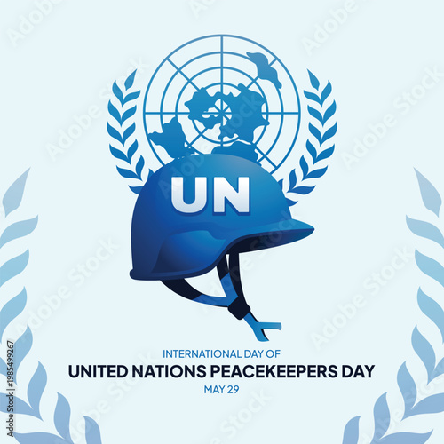 International Day of United Nations Peacekeepers with Helmet Protection