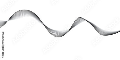 A shiny stainless steel ladle creates a 3d rendered abstract wave background isolated on white as a professional silver kitchen utensil tool for cooking