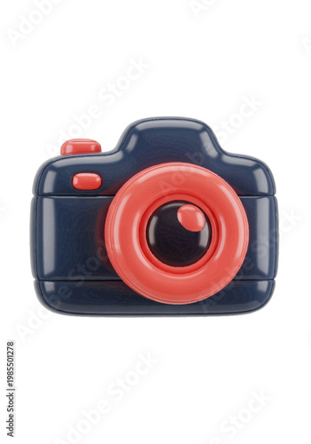 Toy Camera Closeup Plastic Object.