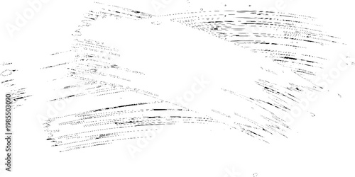 Black grunge brush strokes on white background vector illustration texture