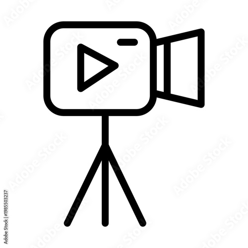 Video Camera Vector Icon
