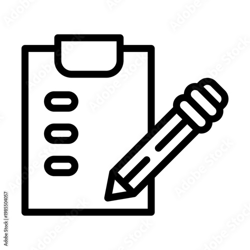 Clipboard Vector Icon