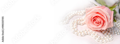 Wallpaper Mural The branch of pink rose on white fabric background
 Torontodigital.ca