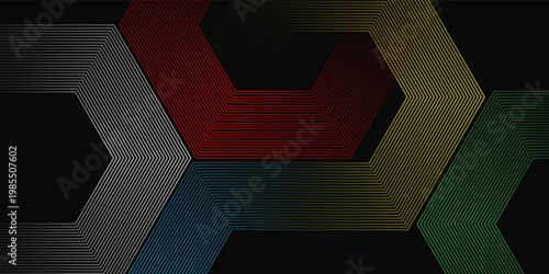 Black abstract clolor full background designb simple. Premium stripe texture for banner  business backdrop. Dark horizontal vector template patten glow modern