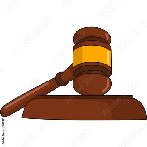 Judge Gavel Illustration