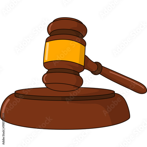 Judge Gavel Illustration