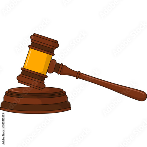 Judge Gavel Illustration