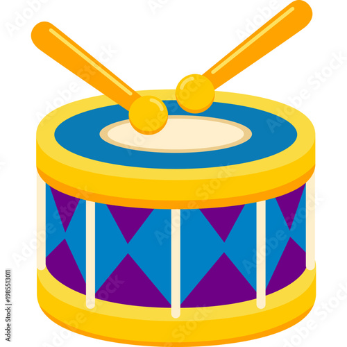 Carnival Drum Illustration