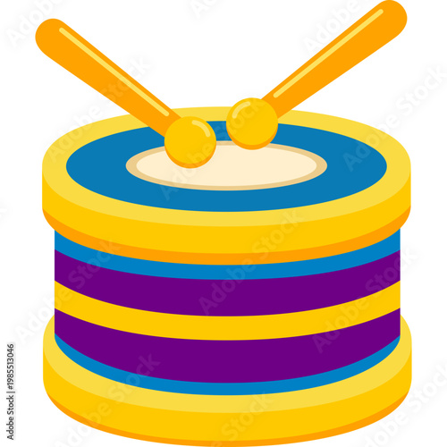 Carnival Drum Illustration