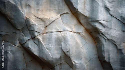 Detailed close-up of textured rock surface showcasing natural patterns, colors, and shadows for artistic and geological inspiration and design elements