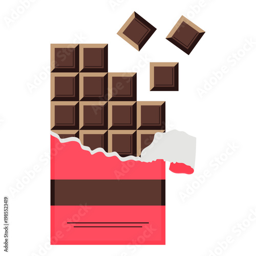 Chocolate Bar Illustration