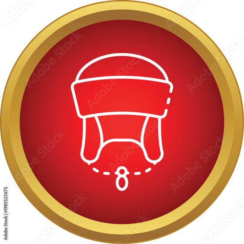 Ushanka hat icon representing winter headwear and cultural style
