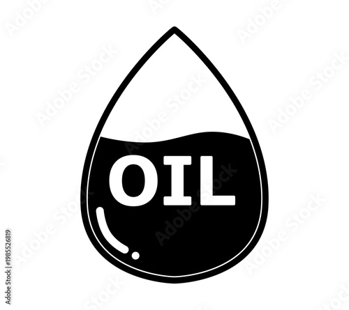 オイル　原油　ガソリン　イラスト素材