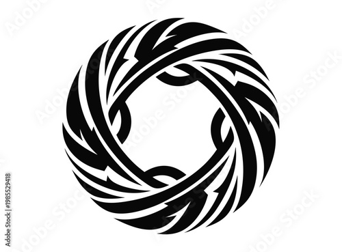 Create Bold Stroke Tribal Tattoo Arm Band High-Quality Stock Image Perfect for Editorial Content