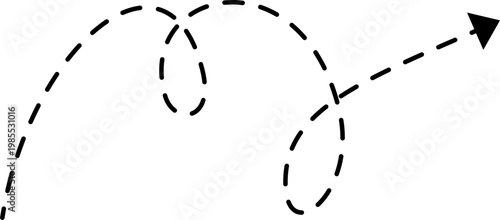 Aerial view of road trajectory