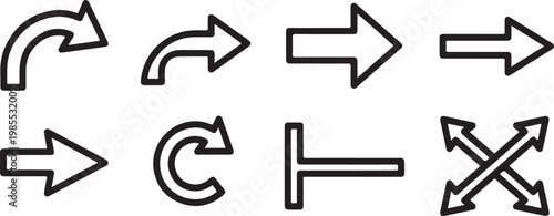 Black and white line art of various kitchen utensils and tools Vector