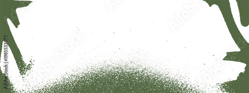 White spray paint splashes with green background street art brush stroke paint splash modern art ink splash paint blobs graffiti abstract background splatter creative backdrop decoration
