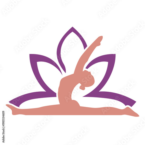 Yoga logo template